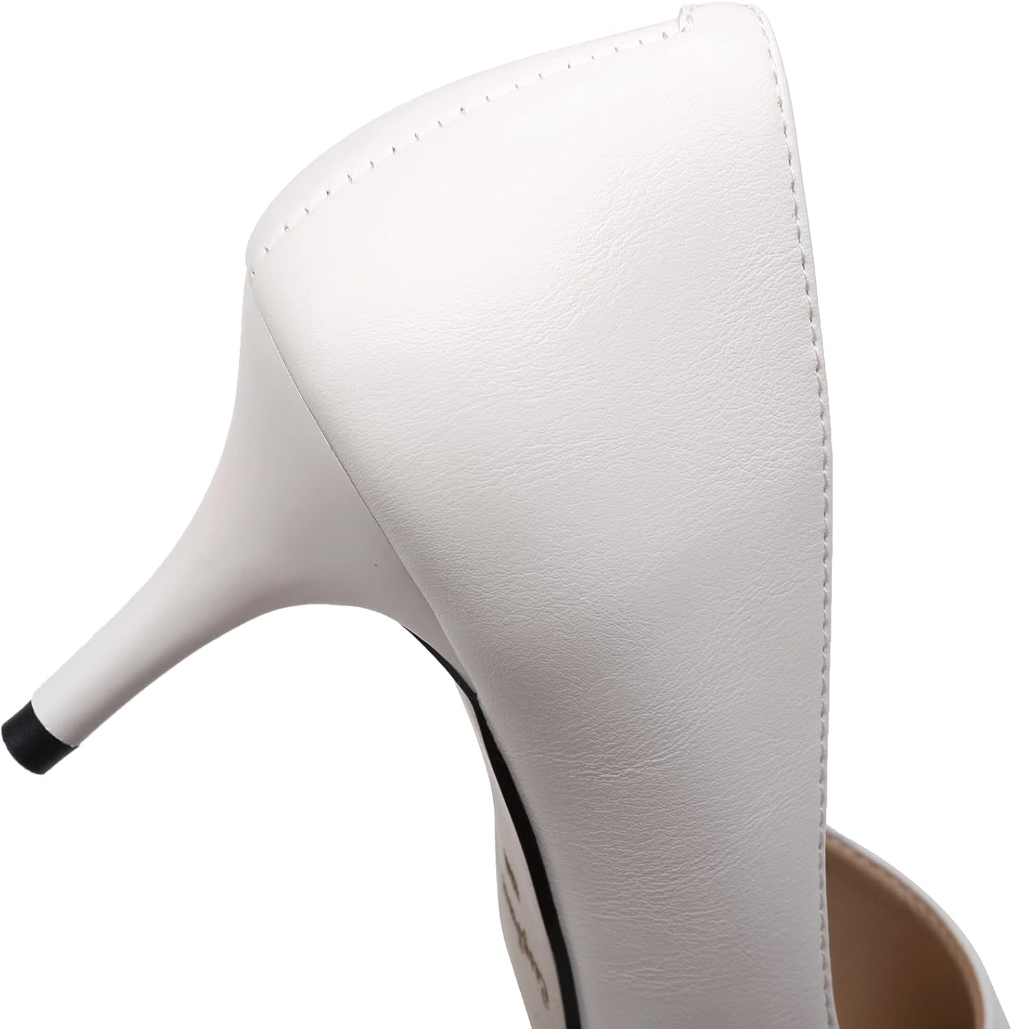 Women’s Pointed Toe Mid Heel Pumps for Office Work, Classic Slip-On Dress Shoes for Professional Commuting