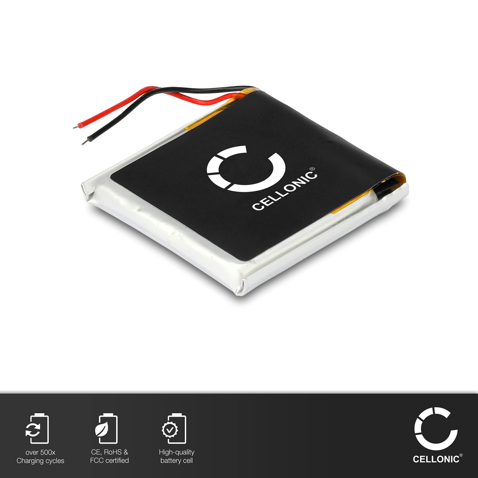 CELLONIC® Bateria słuchawek kompatybilna z Plantronics Voyager Focus B825, B825-M AHB403029 zamiennik baterii 360 mAh bezprzewodowy zestaw słuchawkowy do gier