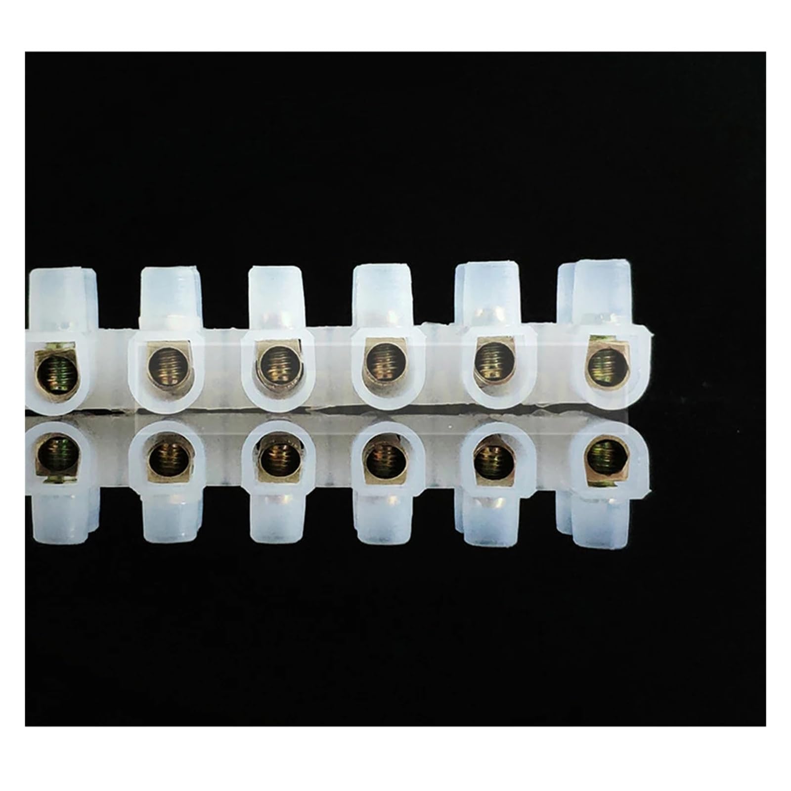 Connecteur de fil bande connecteur électrique, barrière bloc, bornier à vis en plastique(100A,10pcs)