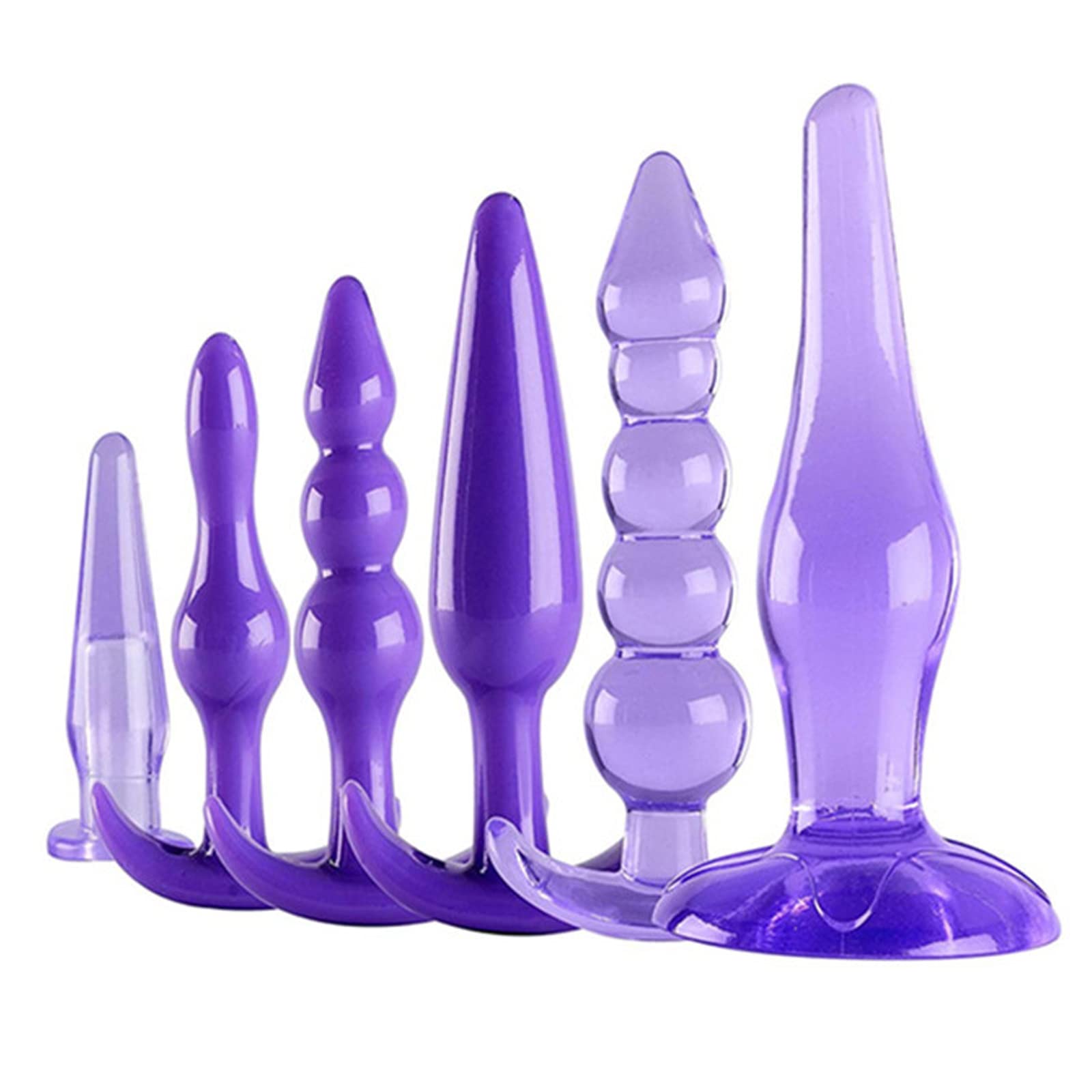 BAFE-6 Jouets en Silicone Violet Sont Amusants Et Beaux Pour Les Débutants Ḁṉ&ḁl ṕlṳ&g ḁṉ&ḁlḙ fḙm-mḙ ṕrôṧ&ṱḁṱḙ ḏḙḇṳ&ṱḁṉṱ ḣômmḙ vḯḇrḁṉṱ ṕl&ṳgṧ ḁṉ&ḁlṧ ṱṳṉ&ṉḙl gḁyṧ xl lḙ q-ṳ-ḙṳ ṧḯlḯ-ḉôṉ