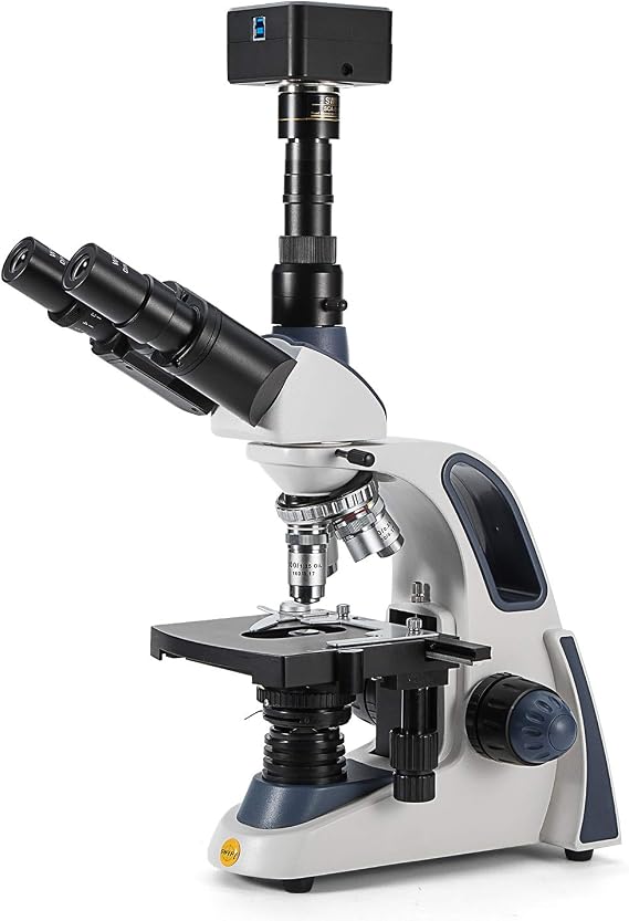 Swiftcam 18 Megapixel Camera for Microscopes, with Reduction Lens, Calibration Kit, Eyetube Adapters, and USB 3.0 Cable, Compatible with Windows/Mac/Linux