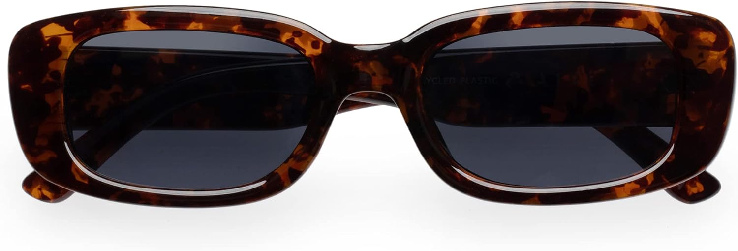 AIRE Ceres Sunglasses - Dark Tort, Rectangle, Unisex, Sleek and Slimline Style - Image 3
