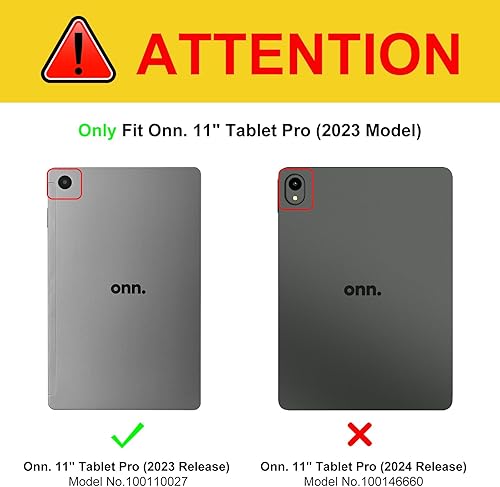 Miniatura 3 de Fintie Funda para tablet Onn 11 Pro - Funda protectora de cuero vegano de alta calidad con soporte multiángulo para tablet ONN Pro 11  11 pulgadas