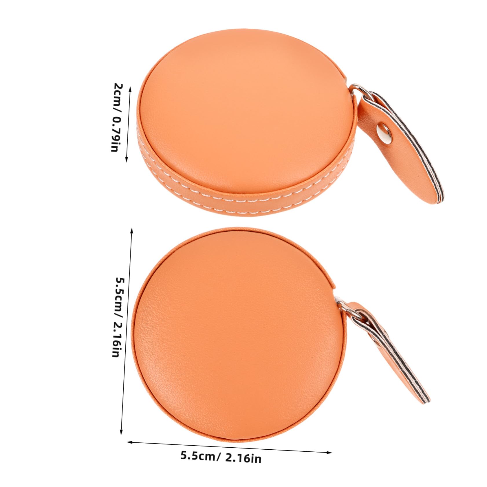 DOITOOL Mini Retractable Measuring Tape Soft Body Measurement Tape for Sewing and Crafting Portable Design Accurate Double Sided Ruler Lightweight and Convenient
