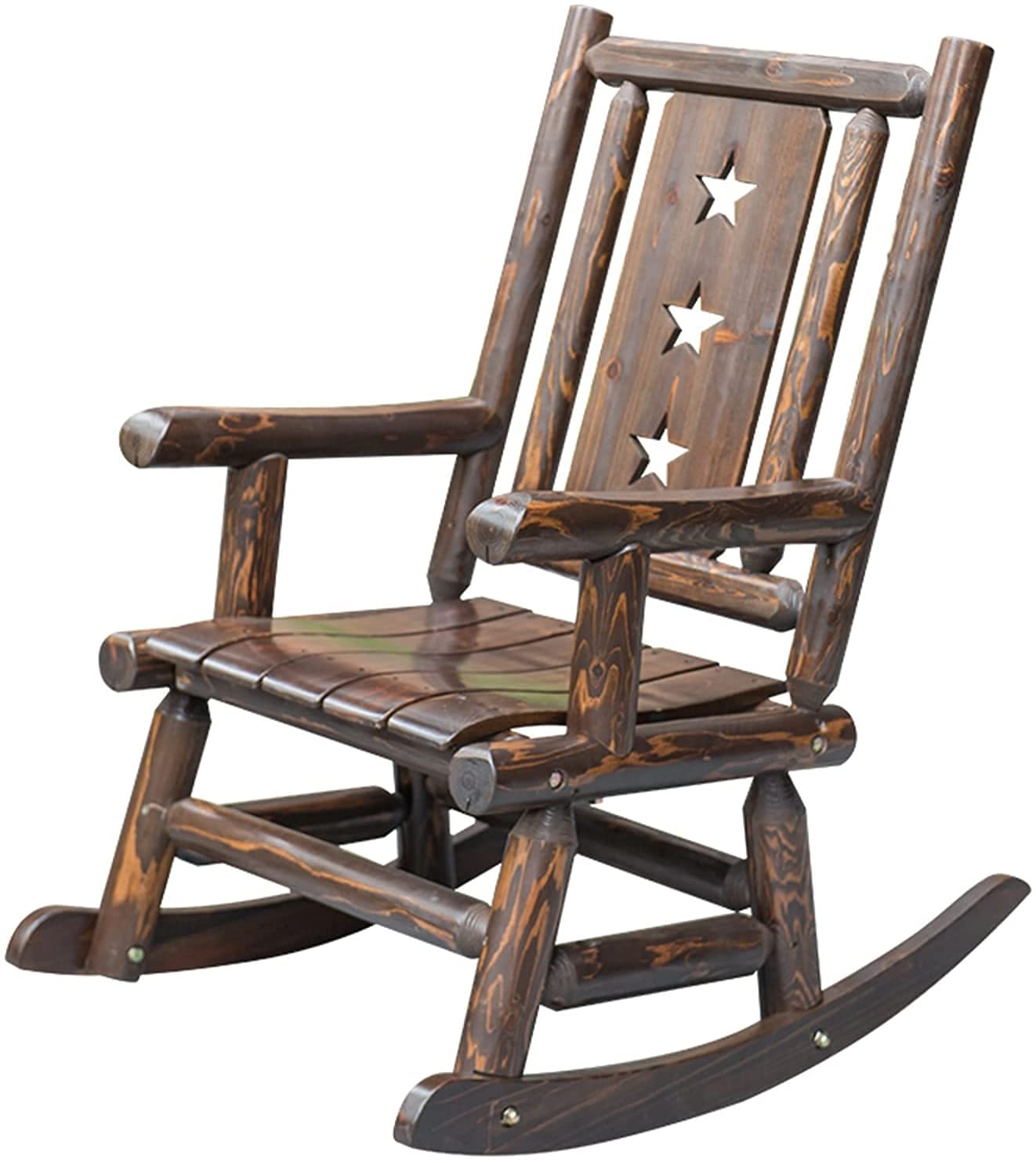 Chaise à bascule de jardin fauteuil de patio confortable charge 150kg