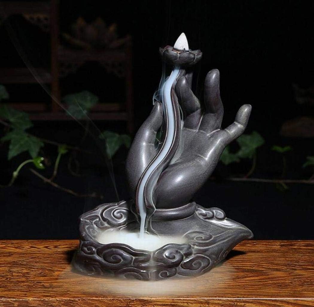 Zen Incense Burner Backflow Incense Holder, Ceramic