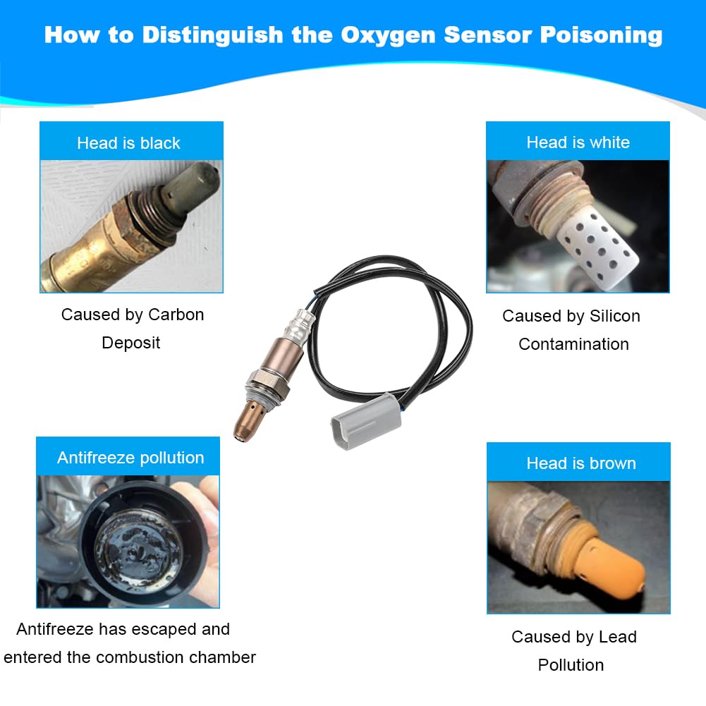 JDMON 1PCS O2 Oxygen Sensor Upstream Downstream Replacement for Nissan Altima, Armada, Pathfinder, Rogue, Titan Compatible with 234-9038 250-54037