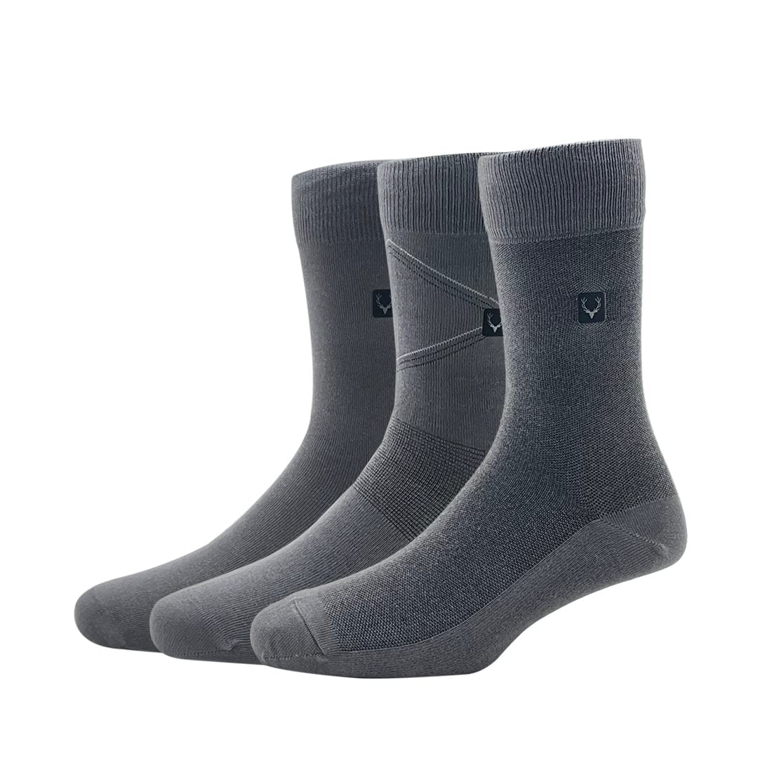 allen solly Men'S Cotton Full Length Socks (Pack Of 3) - Dark Grey-picture-44