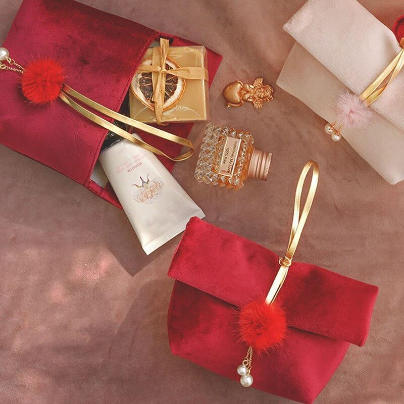 Gift Bags 5/20Pcs Suede/UP Leather Tote Candy Bag Wedding Favor Bag Party Chocolate Gift Wrap Bag Mini Gift Favor Handbag (Color : D, Size : 20PCS_15X5X9.5CM)