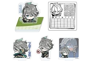 Genshin Impact Alhaitham Chibi Calendar Seal Emoticon