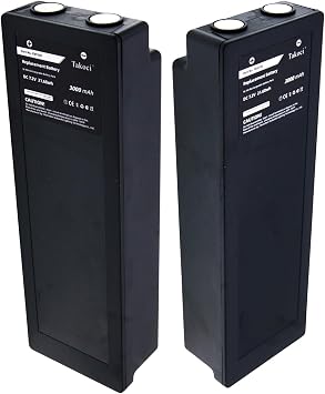 2-Pack Replacement Battery for Palfinge/Scanreco 592 590 FBS590 Mini 960 RC-400 EA2512 RSC7220 13445 Crane Remote Control Battery, 7.2V, 3000mAh