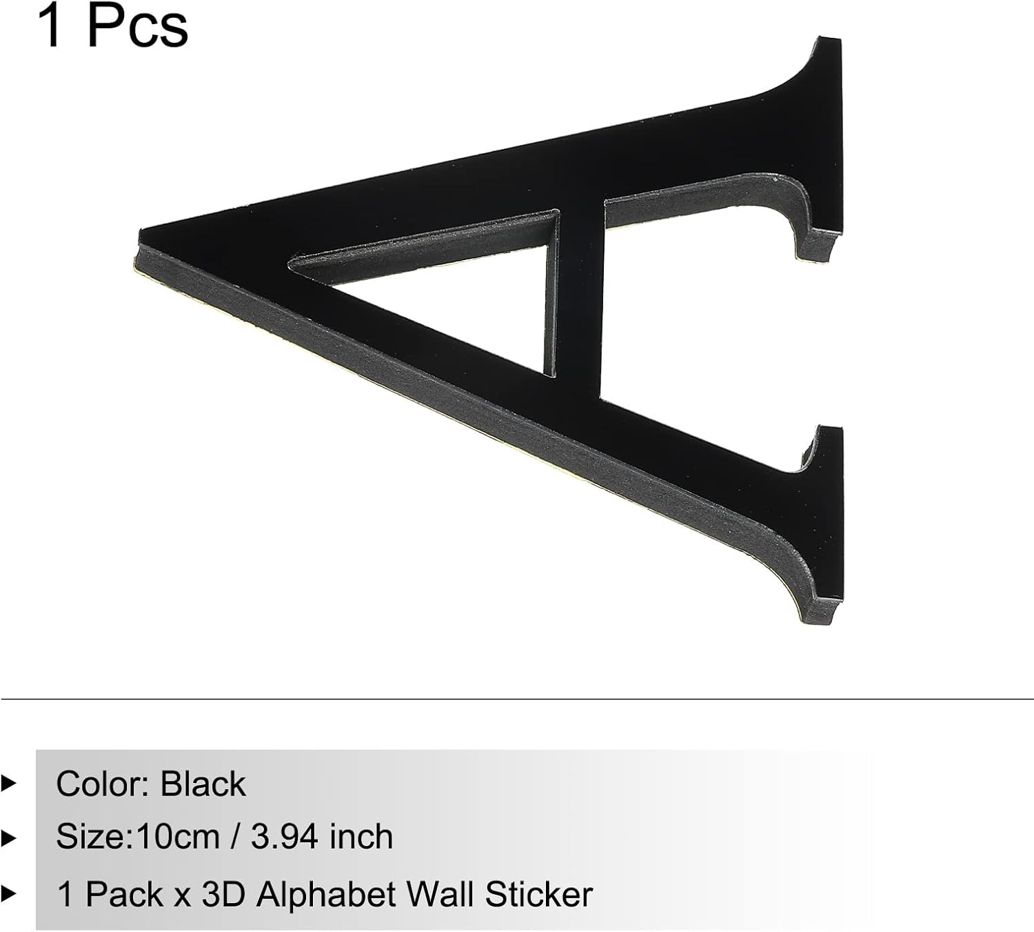 Asta In Acrilico Quadrata 0.6x0.6x10cm - Trasparente Per Modellismo E Fai-Da-Te