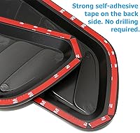 Vista 4 de Ventilaciones de capó de coche Blilo, 2 piezas de ventilaciones de aire universales para capó de coche, cubierta de entrada de aire de capó azul