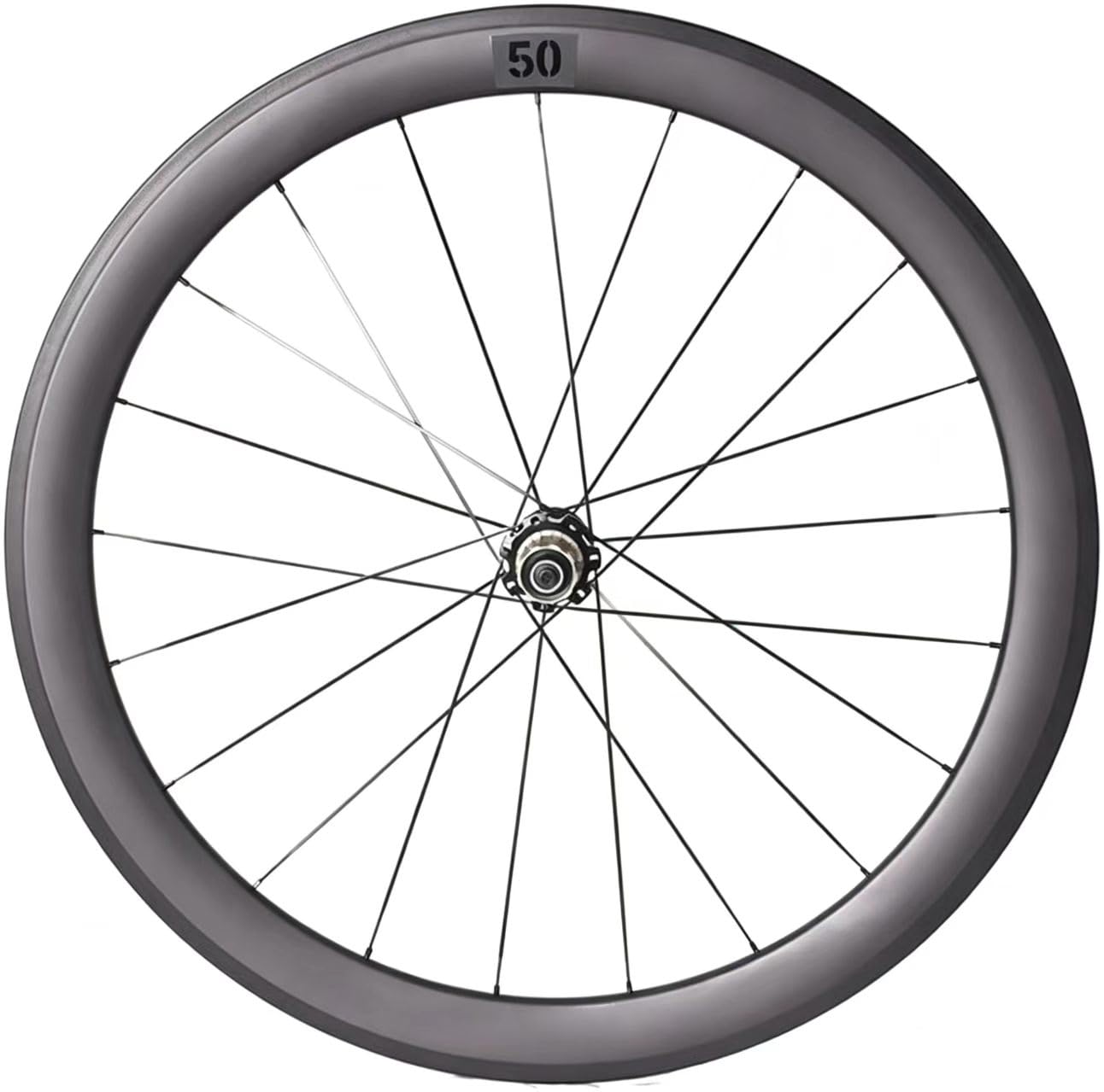 Ensemble De Roues pour Vélo De Course en Carbone 700C avec Frein sur Jante, Profondeur 40/50 Mm, Moyeu avec Roulements en Céramique, Support pour Cassettes 8/9/10/11 Vitesses
