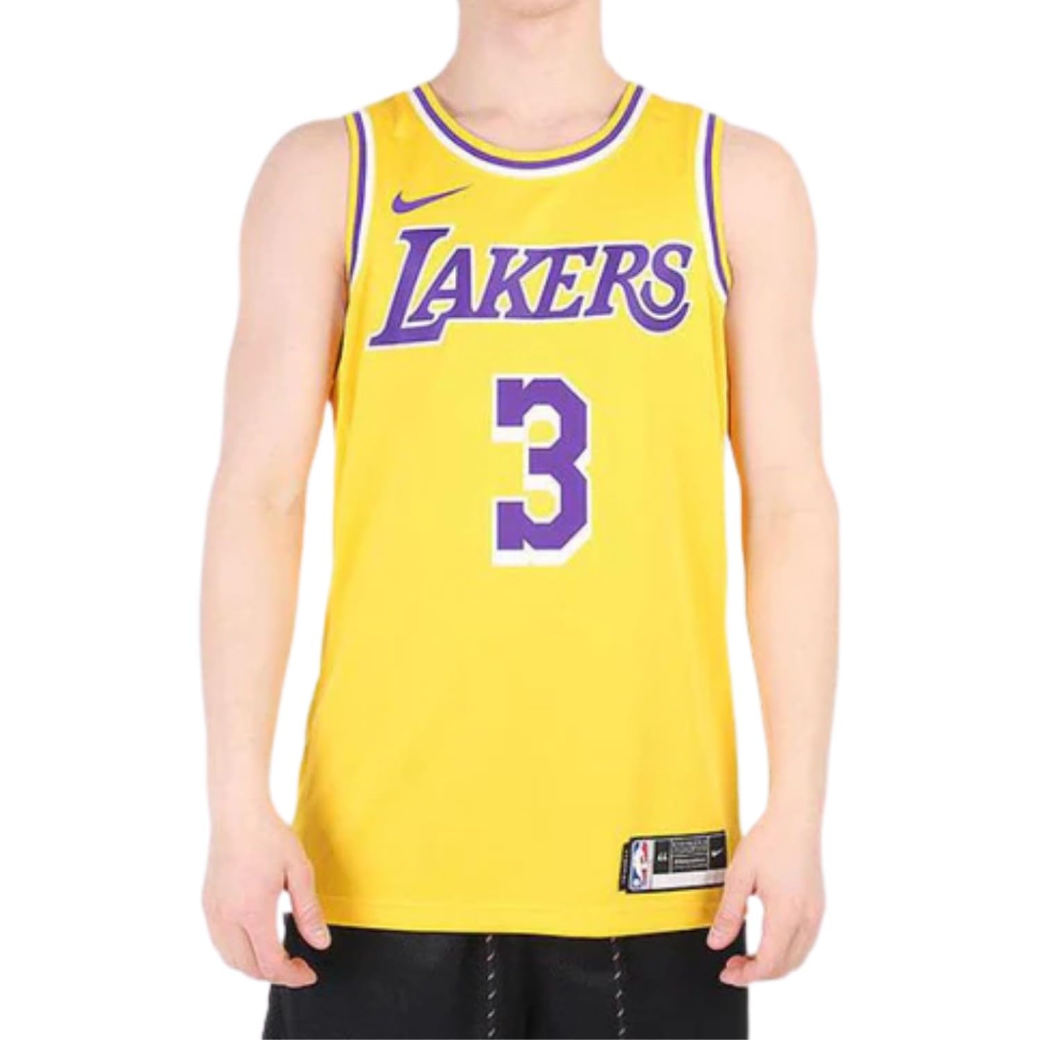 Nike Maglia NBA Swingman Anthony Davis Lakers Icon Edition 2020 Uomo