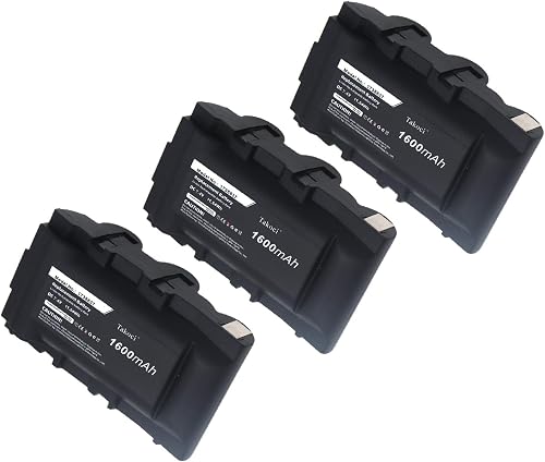 (3pcs PL-300-BAT Replacement Battery Compatible with Rhino 6000 Rhino 5000 Rhino 5200 1738637 PL300 1600mAh/7.4V