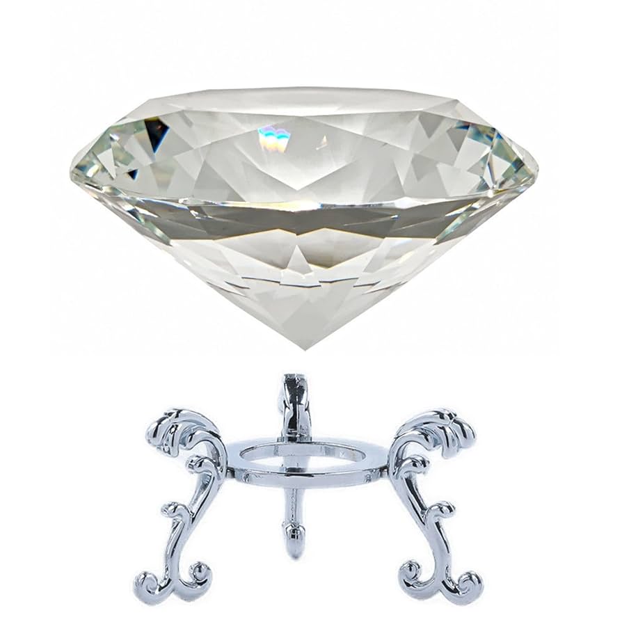 Amazon | Shantia クリスタル 水晶 ダイヤモンドカット 100mm