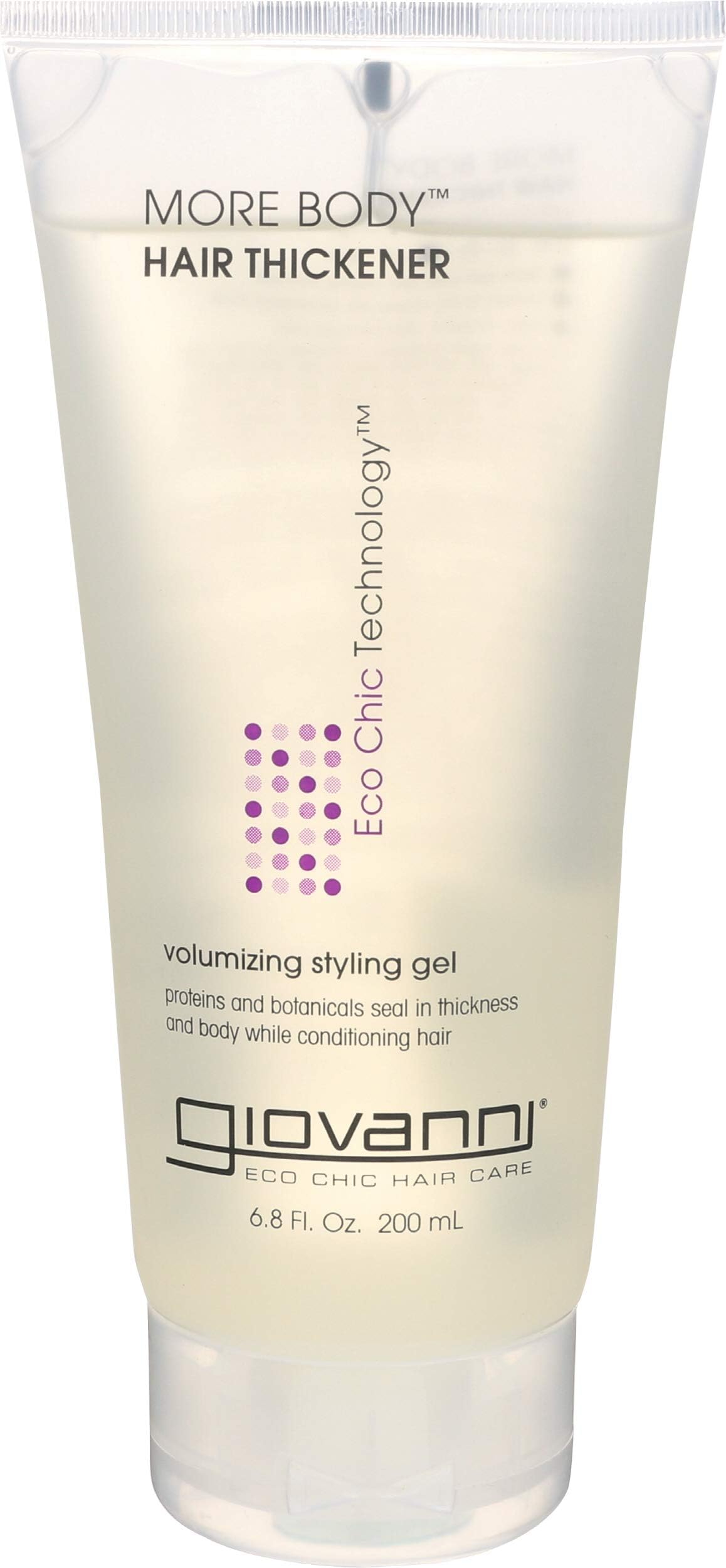More Body Hair Thickener - Volumizing Styling Gel, Hair Thickener, Plumps Hair, Seals Split Ends, Adds Shine, Paraben-Free, Color Safe, Natural Botanical Ingredients