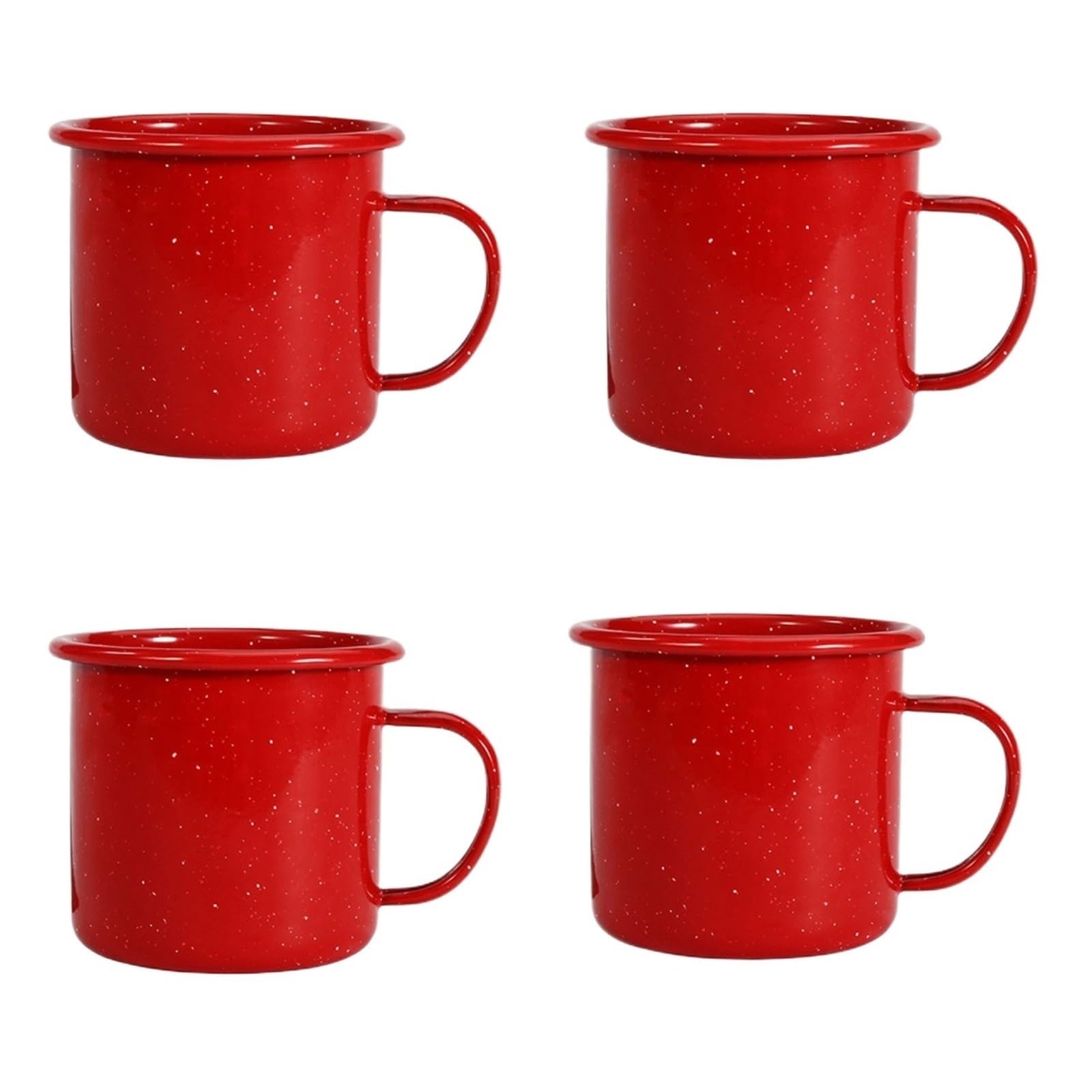 16oz Emaille-Tasse, Kreative Retro-Kaffeetasse Mit Dicker Wand | Mit Griff for heiße und kalte Getränke, Teetasse, Trinkgeschirr