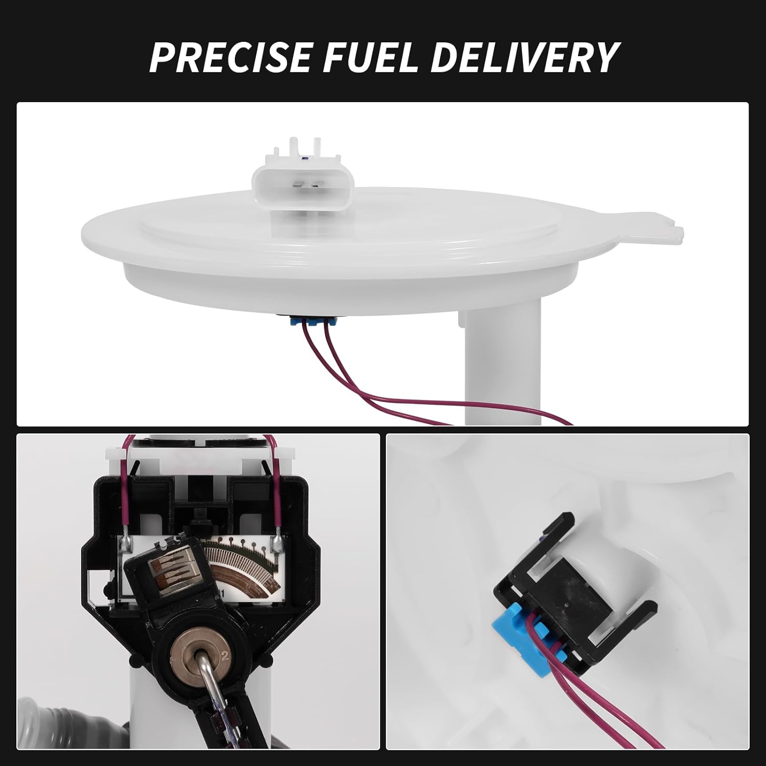 SP7108M Left & Right Electric Fuel Pump Compatible with 2011-2015 Jeep Grand Cherokee,Dodge Durango 3.6L, Replacement SP7109M, Fuel Pump Module with Sending Unit