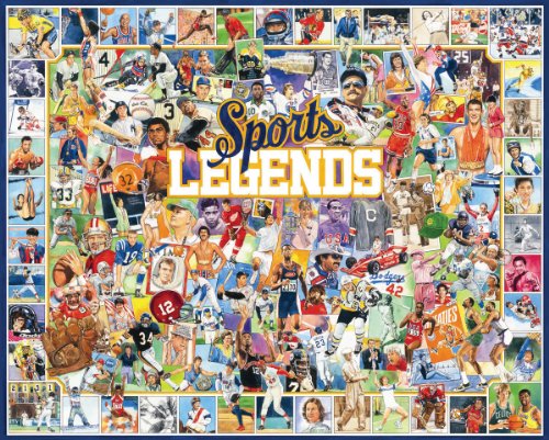 White Mountain Puzzles Sports Legends - 1000 Piece Jigsaw Puzzle White Mountain Puzzles Sports Legends - 1000 Piece Jigsaw Puzzle