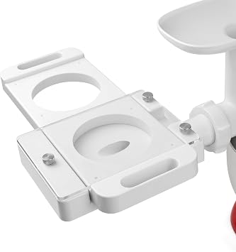 Auto Hamburger Patty Maker with 5 Adapter Tubes | Automatic Burger Press Attachment, Compatible with KitchenAid Stand Mixer Food Grinder