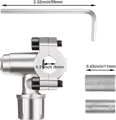 Miniatura 4 de 3 piezas BPV31 bala Piercing Kit de válvula de grifo de carga en U refrigerante puede golpear con calibre R134a lata a puerto R12R22 12 reemplazo