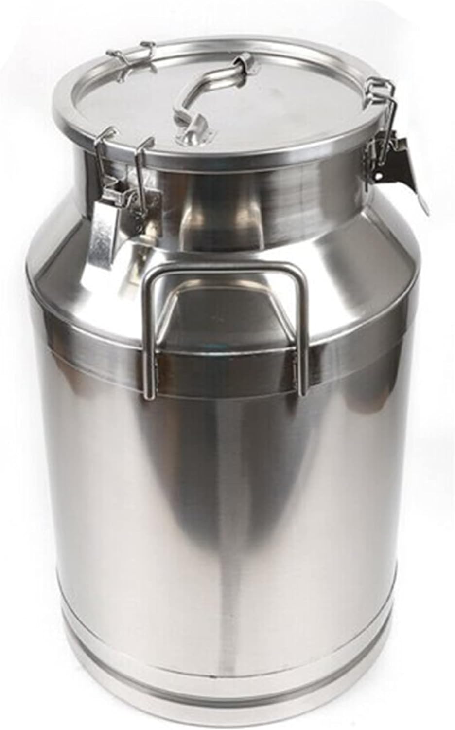 Pail Milk Can Bucket,Stainless Steel Transport Jug Wine Bucket with Sealed Lid Liquid Storage Container for Oil, Wine, Water and Soup/A / 68L