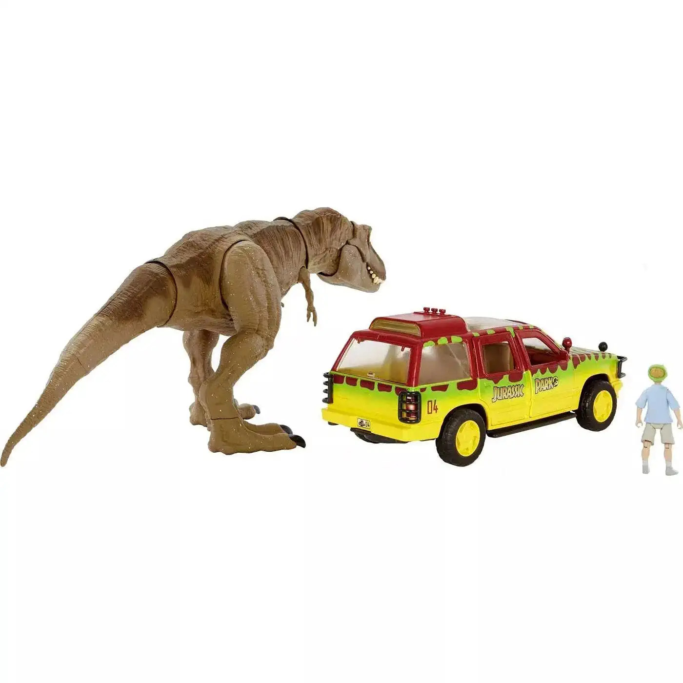 with Jurassic Park Vehicle 
