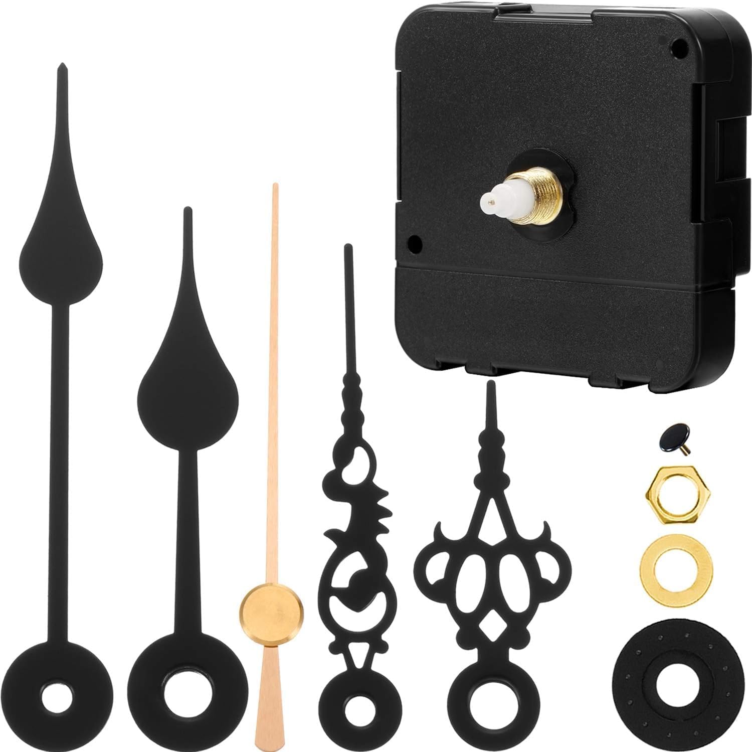 Hicarer Battery Operated Clock Mechanism DIY, Shaft Length 4/5 Inch/ 20 mm