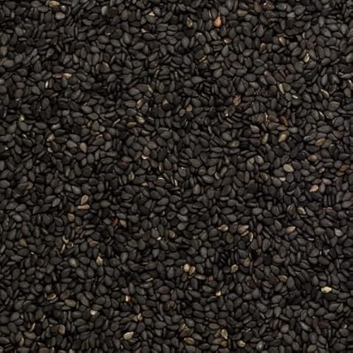 Wholefood Earth Organic Sesame Seeds Black 1kg Raw | GMO Free | Vegan | Certified Organic