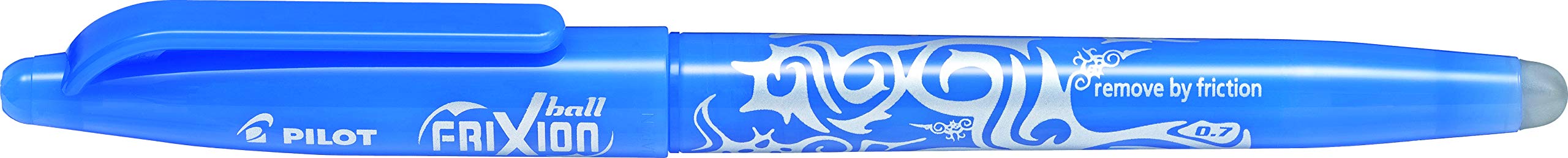 Pilot Frixion - Penna Roller Cancellabile, Punta 0,7 Mm, Confezione da 12, Colore. Blu Cielo