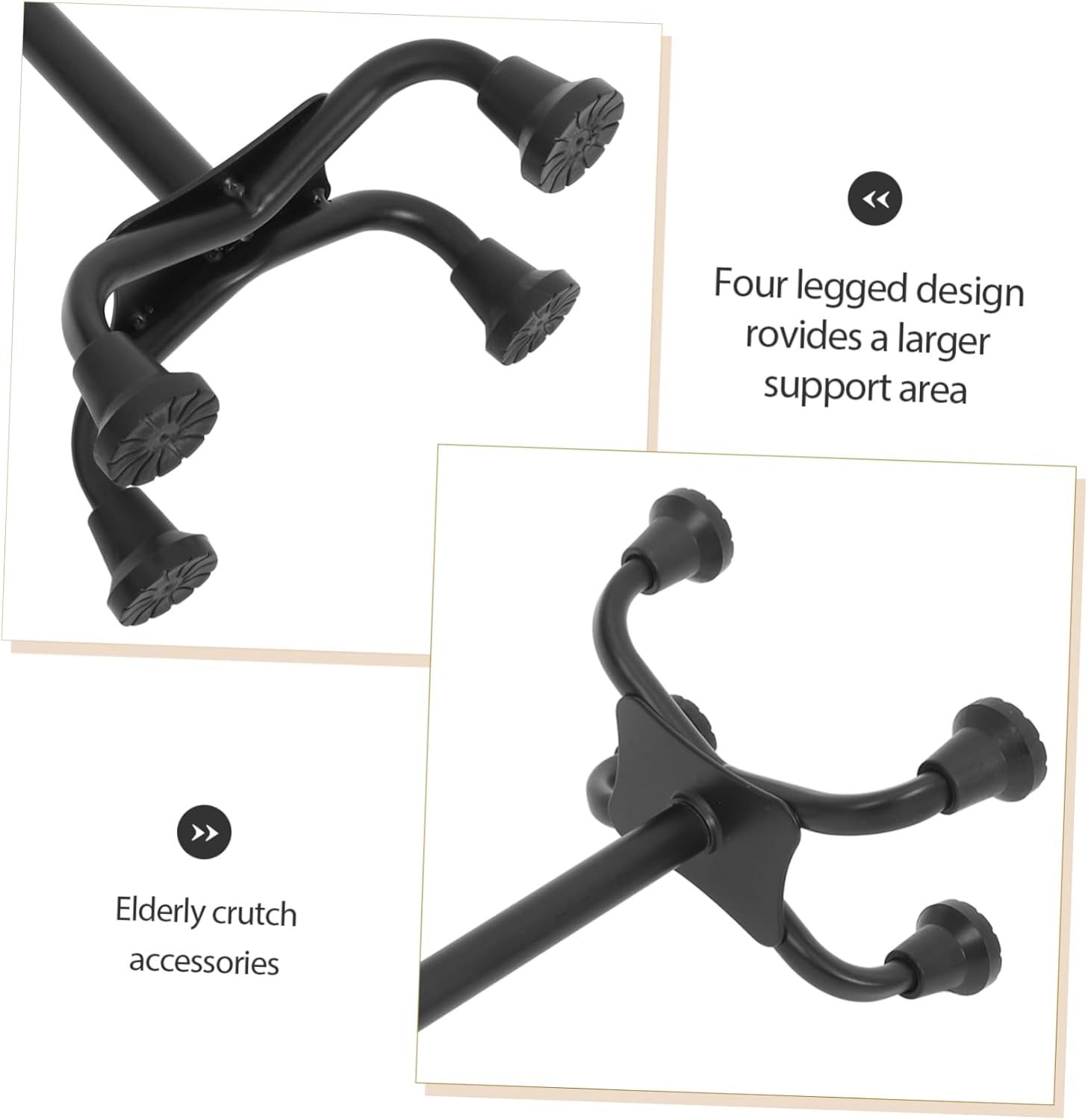 Cushions for Crutches Walking Stick Accessories Rubber Feet for Outdoor Use