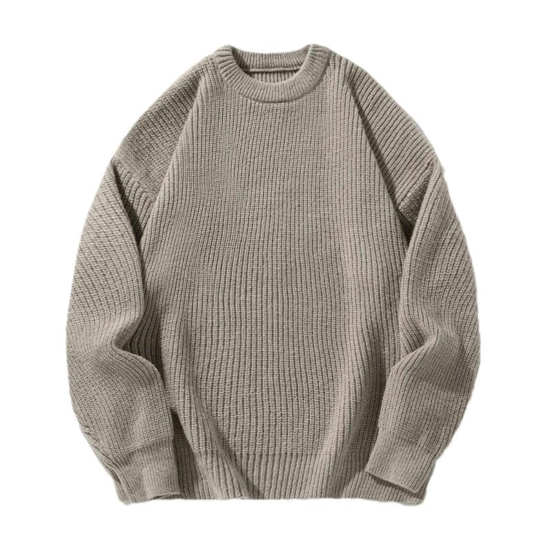 Pull tricoté d'automne pour homme chic en balade urbaine ou au bureau