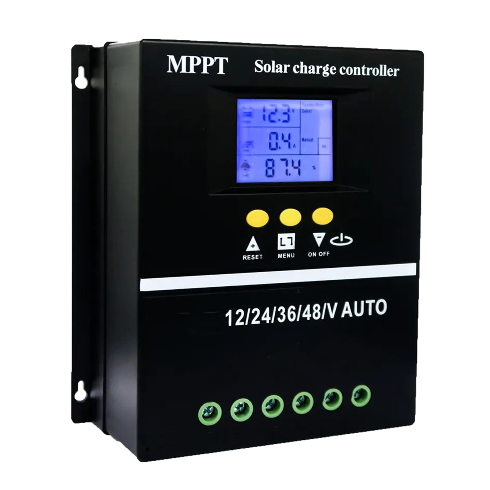 200A MPPT Solars Systems Controllers Weather Resistant Housing Efficient Power Management for Campers Residential Outdoor Solars Power Regulator