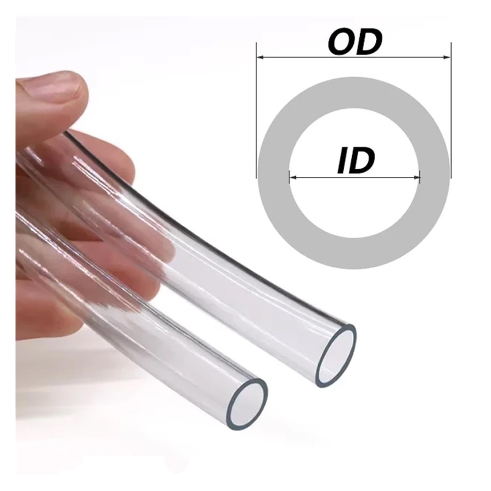 Clear PVC Flexible Hose Garden Aquarium Tube