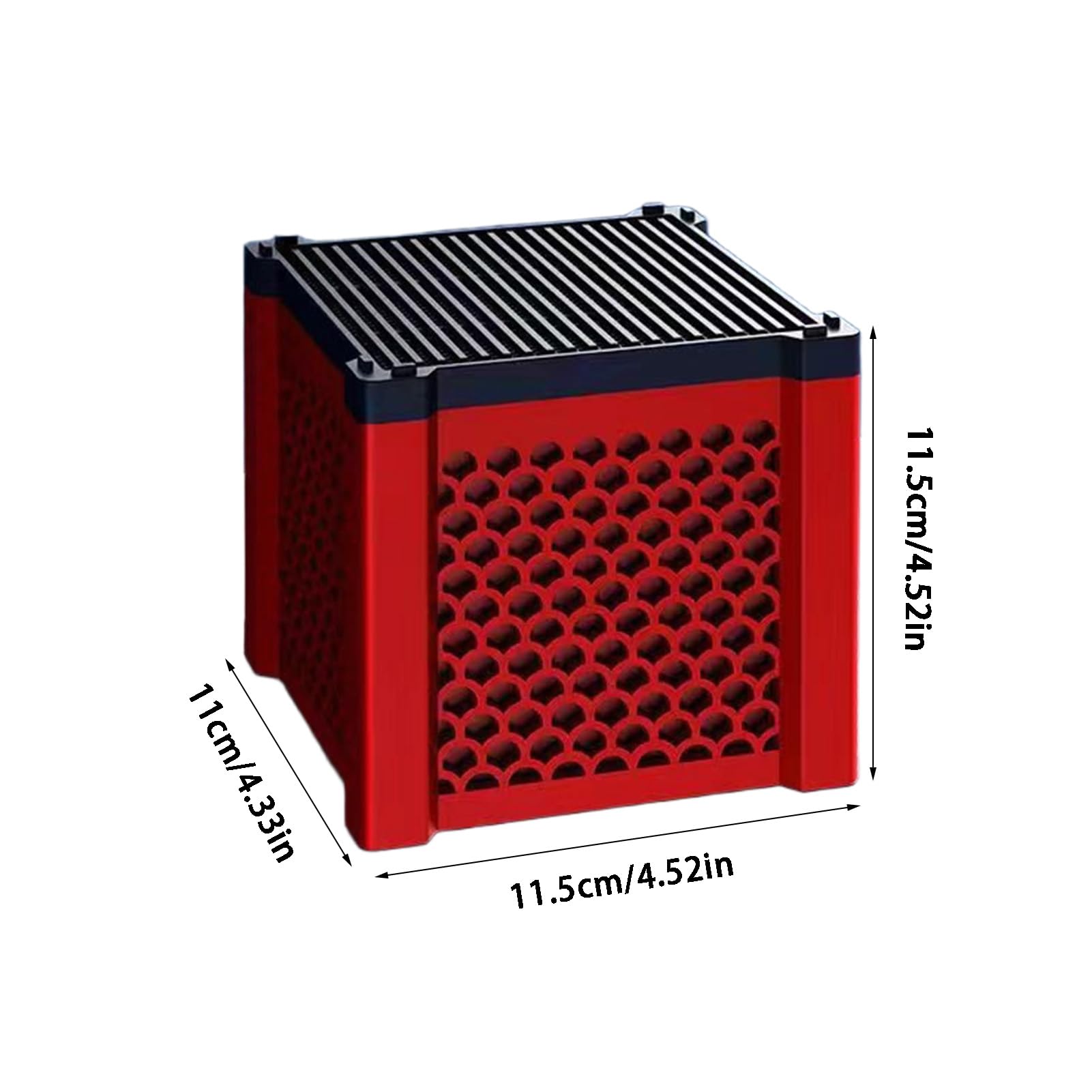 Generisch Wassertrog-Filter-Reinigungswürfel, Aquarium-Pferdewassertrog-Filterwürfel, Aktivkohlefiltermedien, for die Reinigung von Nutztieren, Teichen und Aquarien(Red)