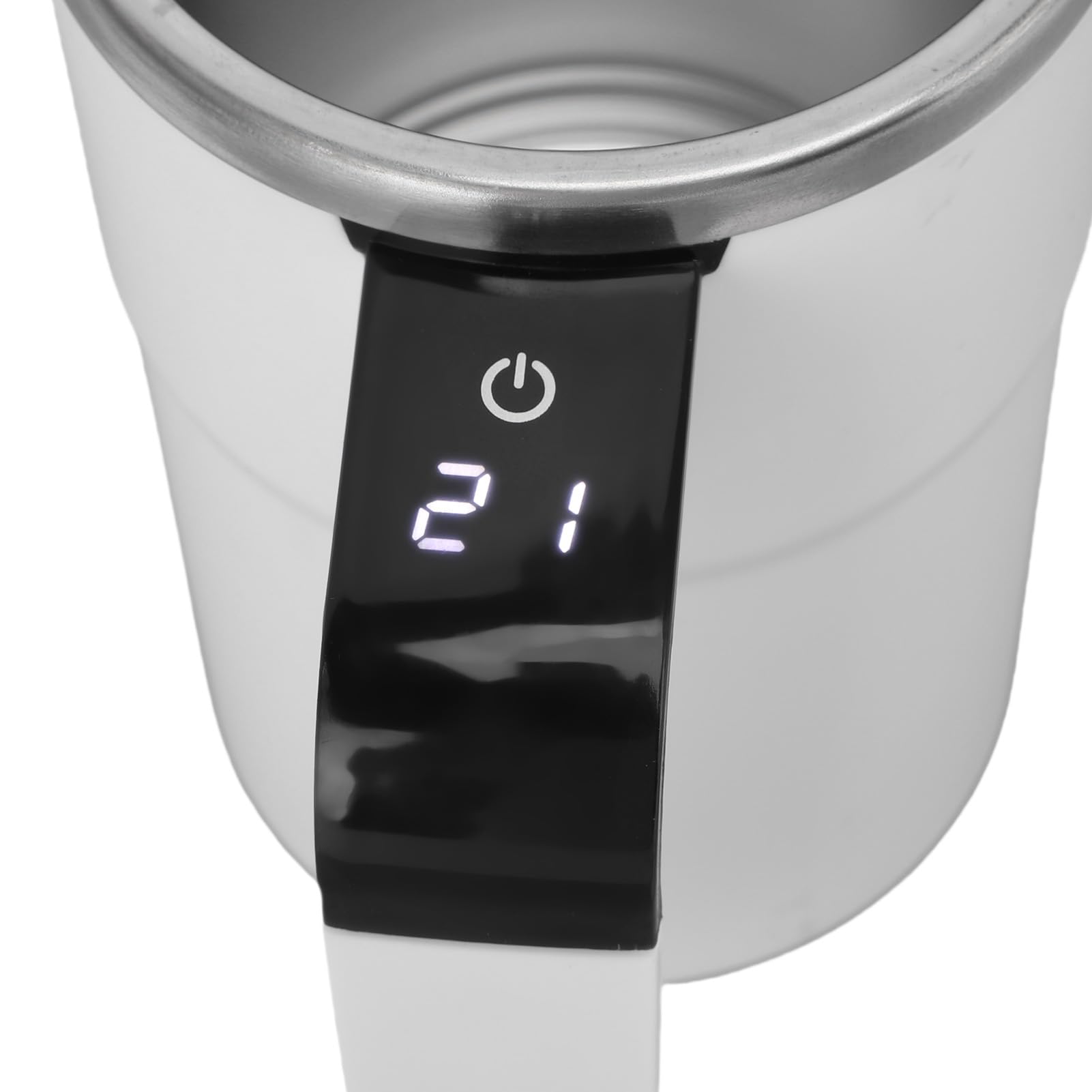 TOPINCN Coppa di Agitazione Magnetica Automatica con Misurazione del Coperchio della Temperatura Intelligente della Miscela di Tazze Elettriche Divertimento per Regali da Viaggio