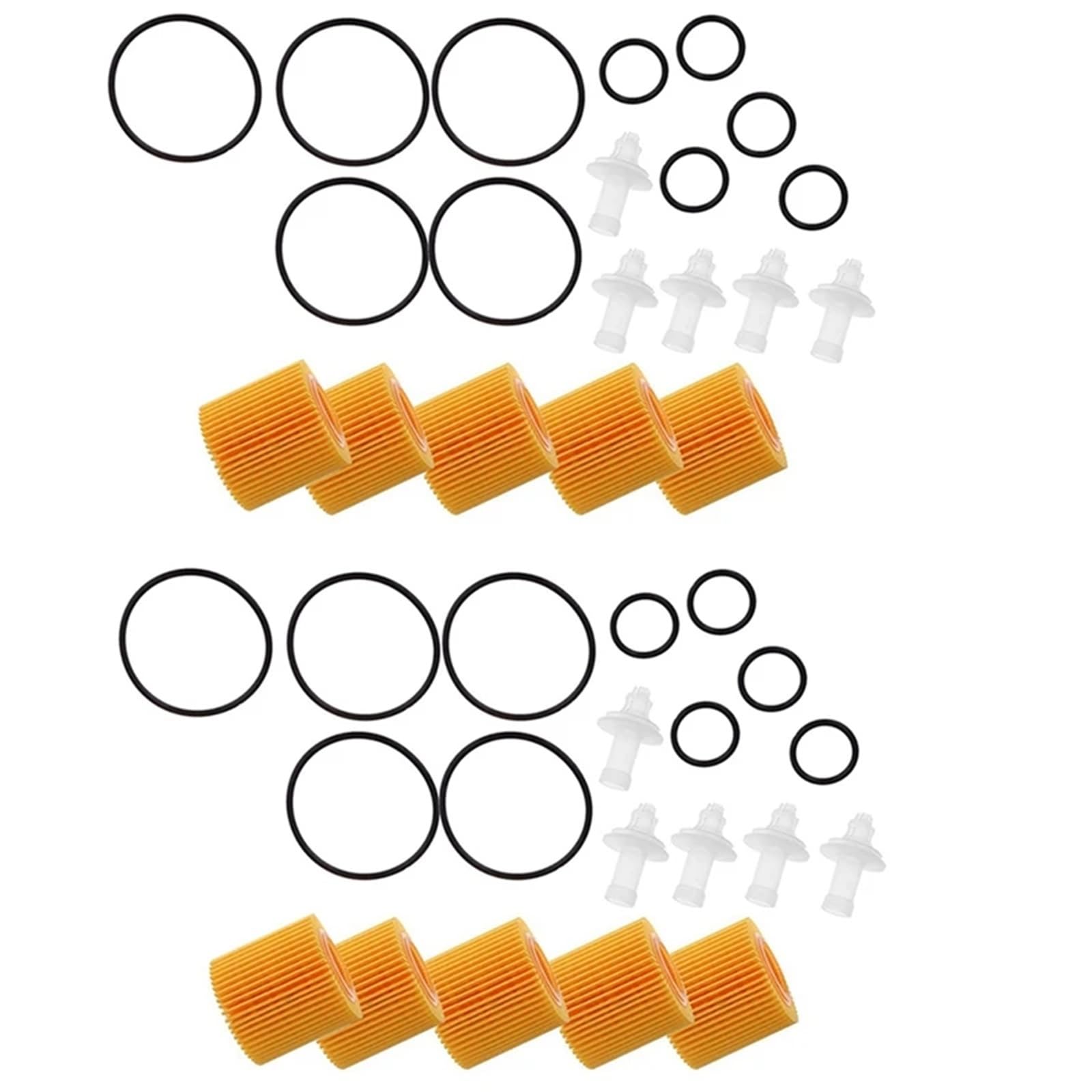Juego de filtros de aceite de 10 piezas 04152-YZZA6
