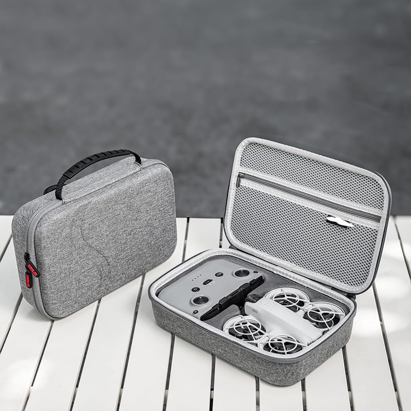 Étui DJI Neo rigide et compact avec poignée de transport intégrée