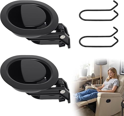 Miniatura 12 de Podoy Piezas de repuesto para tirador reclinable, liberación universal de cable reclinable compatible con Lazy Boy Ashley y la mayoría de muebles