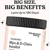 Vista 4 de Suplemento en polvo de mio-inositol y D-Chiro inositol para mujeres Equilibrio hormonal y apoyo saludable de la función ovárica Vitamina B8