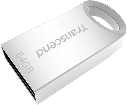 Transcend 64GB JetFlash 710 USB 3.1/3.0 Flash Drive TS64GJF710S, Silver