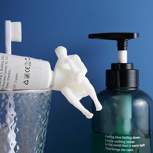 Miniatura 5 de Tapa para pasta de dientes, exprimidor de pasta de dientes, accesorios de baño, fundas de pasta de dientes para trucos para niños y adultos