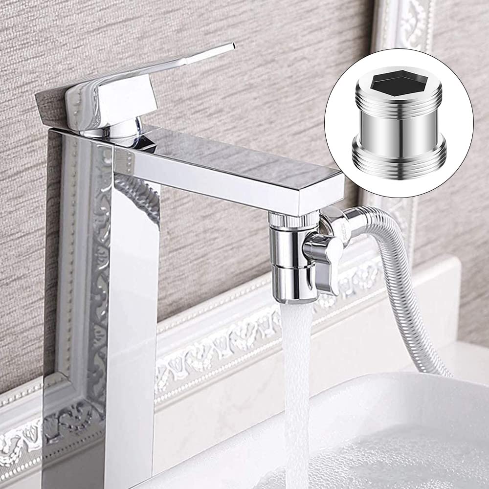 2 Stks 20Mm - 22Mm Kraan Adapter Tap Beluchter Connector Voor Badkamer Keuken Waterzuiveraar Kraan Adapter Kraan Beluchter Waterzuiveraar Adapter