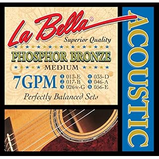 Labella 7GPM Jeu de Cordes pour Guitare 13/56 Taille Medium - Les Beatles, Paul McCartney, John Lennon, RIngo Starr, George Harrison