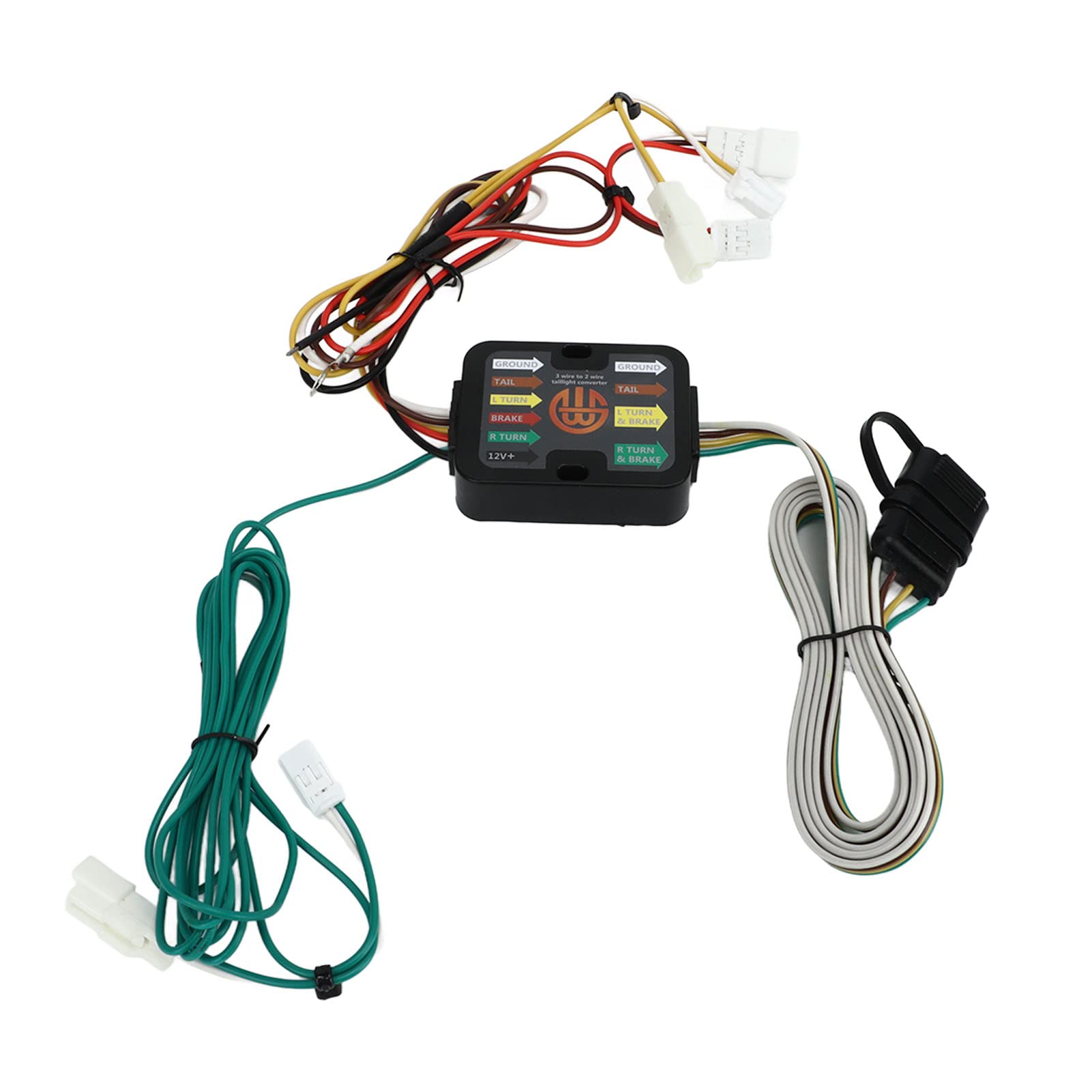 Keenso 4-pinowe Kable w Wiązce Przyczepy Złącze ABS T Zestaw Wiązek Przewodów Przyczepy 55567 Plug and Play dla 6 Sedan 2004 2008 Światło Kierunkowskaz Hamulca