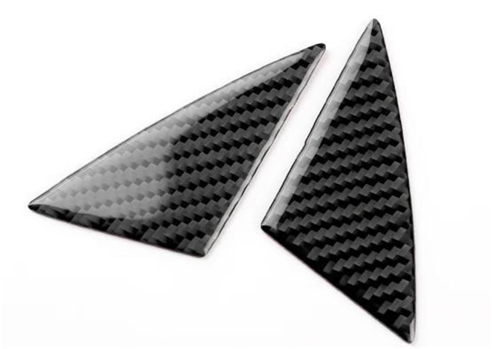 Cfckhpthaz Black Carbon Interior Styling Cover Real Soft Carbon Fiber Sticker For Kia For Stinger 2019 2020 2021 2022 2023 Lhd Rhd Car Door Triangle Interior Trim(Black Carbon)