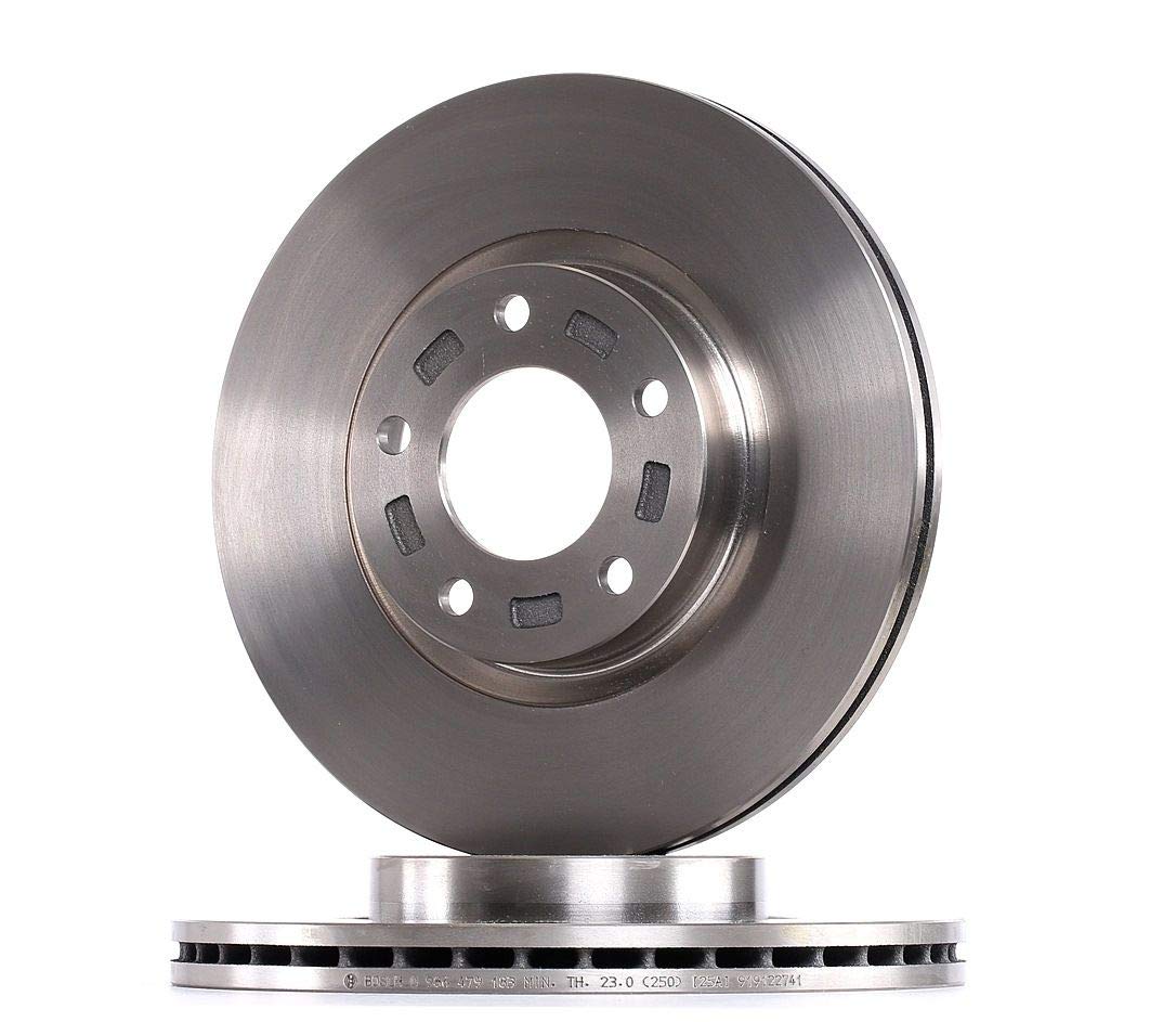 2x BOSCH Disco de freno Delantero Ø300mm Altura: 48,5mm Espesor: 25mm Corona de Agujeros - Ø: 114,3mm ventilado 0 986 479 183 Compatible con MAZDA 3 BK 3 BL 5 CR19 5 CW 3 Sedán BL