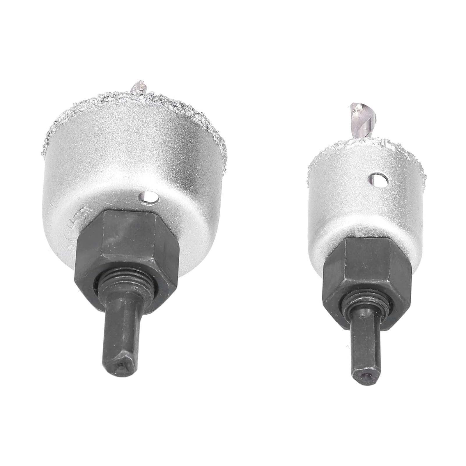 Juego de 9 brocas de carburo de tungsteno for sierras de corona, diámetro de corte de 22 a 73 mm, for baldosas de cerámica y ladrillos, alta precisión y durabilidad, con caja de almacenamiento negra